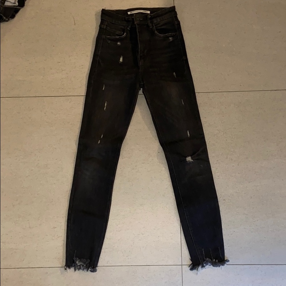 Zara High Rise Skinny Jeans